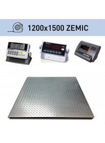 Platformas svari 1200x1500mm ZEMIC, krāsots tērauds, ar indikatoru pēc izvēlēs